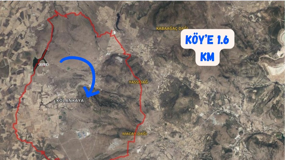 UŞAK EŞME KOLANKAYA KÖYÜ’NDE 1.654 M²  TARLA SATILIKTIR - UŞAK EŞME fotoğraf 10